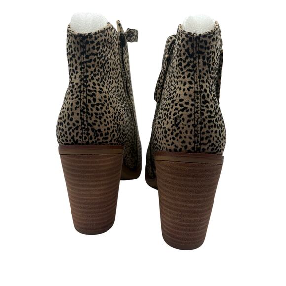 Stitch Fix MIA Spotted Animal Western Ankle Boots Booties Tracee Leopard 6.5W - Picture 3 of 6